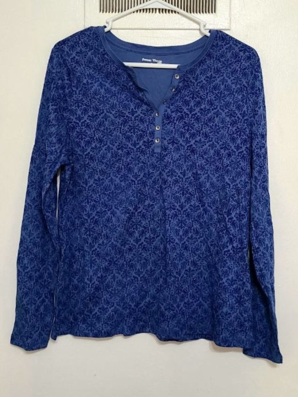 Floral Henley Top – Size PL